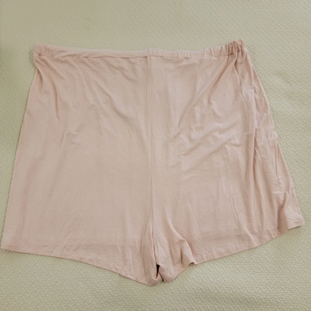 NEW Maria Gabrielle Women's Pink Sleep Shorts Size 3X Nightwear